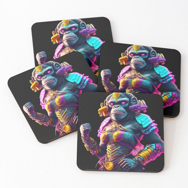 Item preview, Cyberpunk Apes in Samurai Armor 8 designed and sold by Finity Atelier.