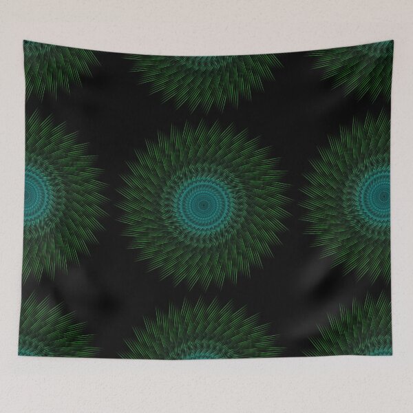 Item preview, Pine Needle Swirl Scratchboard Mandala designed and sold by FalcoSkyWolf.