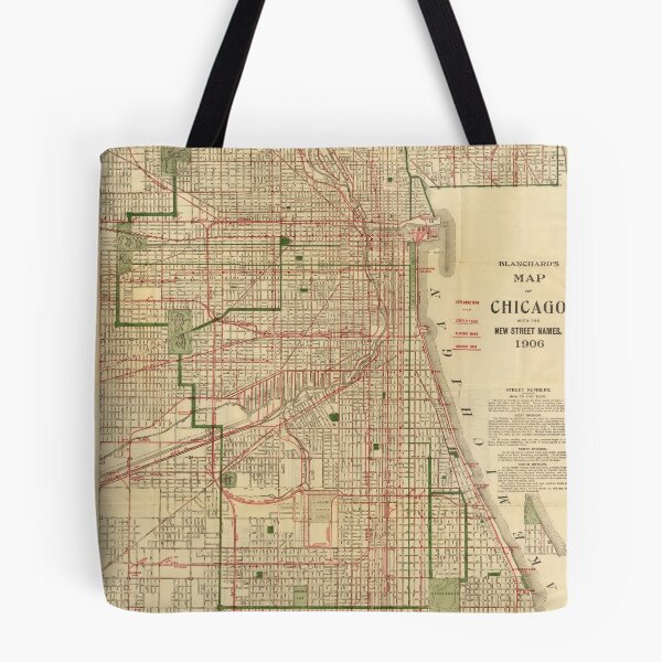 Item preview, Vintage Map of The Chicago Railroads (1906) designed and sold by BravuraMedia.