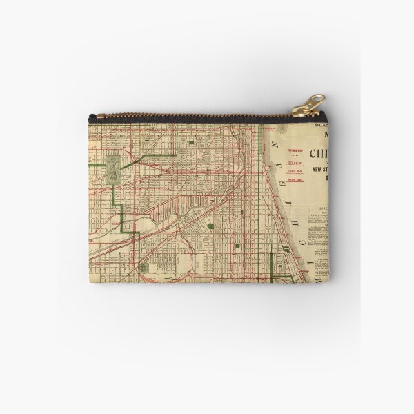 Item preview, Vintage Map of The Chicago Railroads (1906) designed and sold by BravuraMedia.