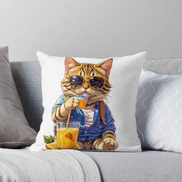 Item preview, Cute Cat enjoying Summer designed and sold by Red50.
