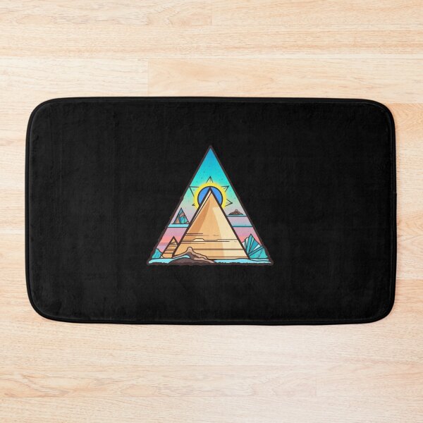 Item preview, Pyramid Wonders Unveiled Vibrant Travel Destinations Art 001 designed and sold by PlanetArchive.