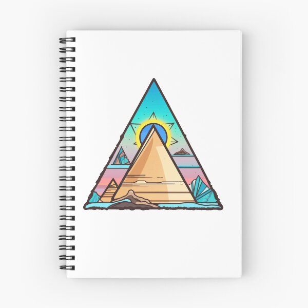Item preview, Pyramid Wonders Unveiled Vibrant Travel Destinations Art 001 designed and sold by PlanetArchive.