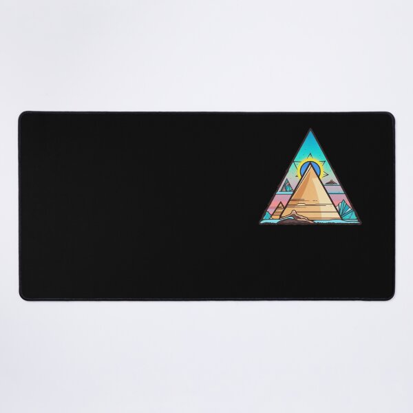 Item preview, Pyramid Wonders Unveiled Vibrant Travel Destinations Art 001 designed and sold by PlanetArchive.