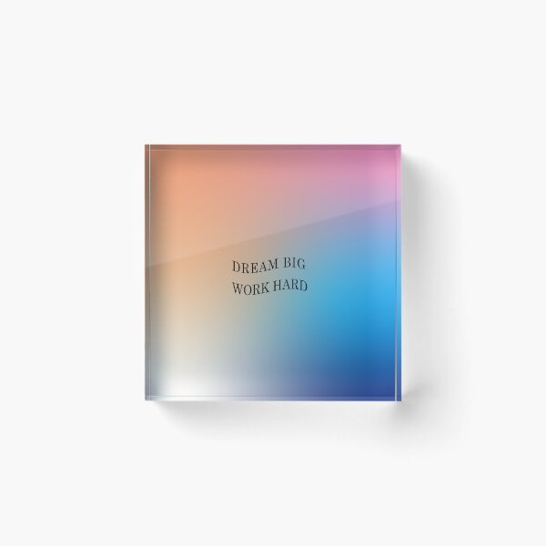 Item preview, Dream Big, Work Hard designed and sold by creator-alina.