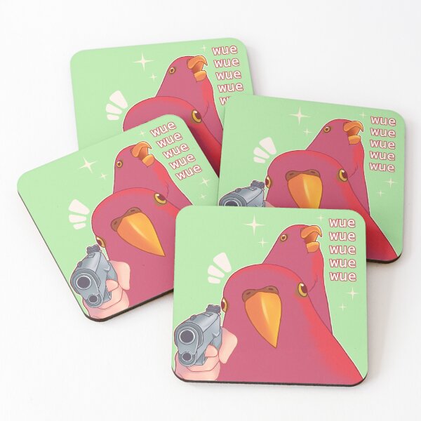 Item preview, Pajaro rojo riendo wuewuewue designed and sold by CuteBlueArt.