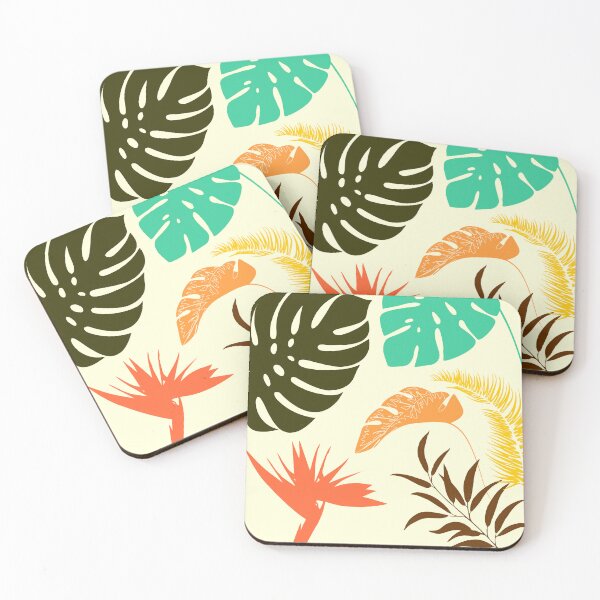 Item preview, tropical leaves designed and sold by Pistacheartco.