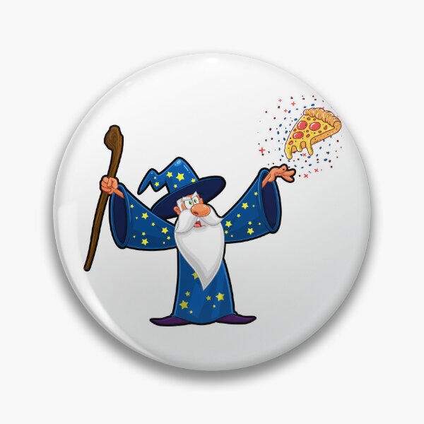 Item preview, Magical Slice - Pizza Wizzard | Whimsical Culinary Magic Design designed and sold by OrangeMG.