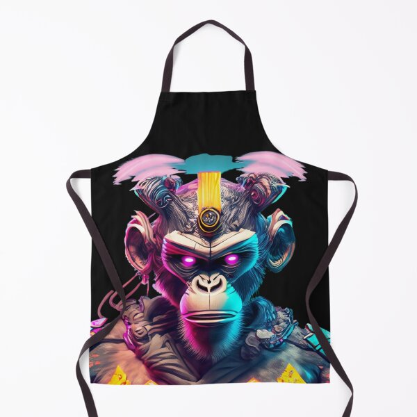 Item preview, Cyberpunk Apes in Samurai Armor 9 designed and sold by Finity Atelier.