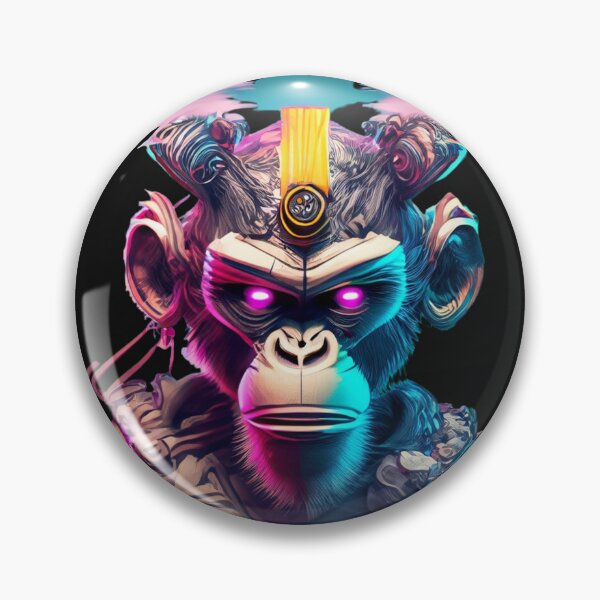Item preview, Cyberpunk Apes in Samurai Armor 9 designed and sold by Finity Atelier.