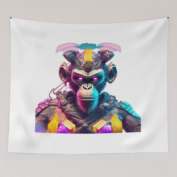 Item preview, Cyberpunk Apes in Samurai Armor 9 designed and sold by Finity Atelier.