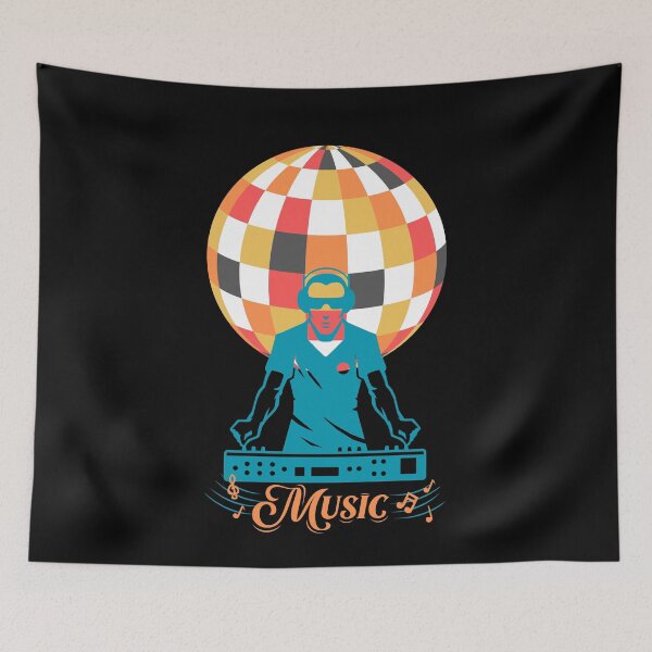 Item preview, Retro Dj Vibes designed and sold by ArtAngiTresors.
