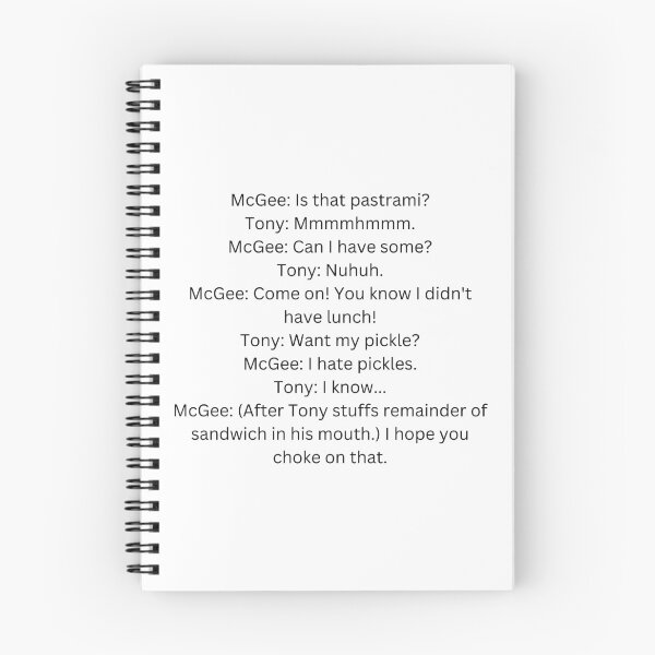 Item preview, NCIS TV Show - DiNozzo Mcgee Funny Quote designed and sold by mariejosee22.