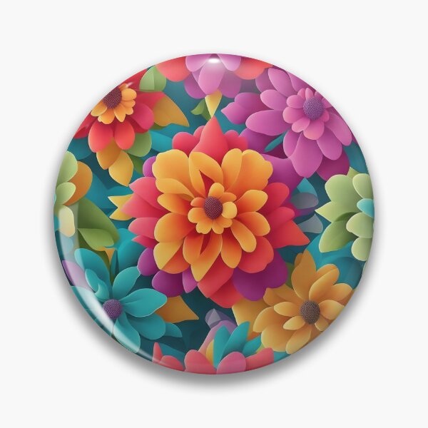 Item preview, 3D flowers Pattern designed and sold by IrinaVIS.