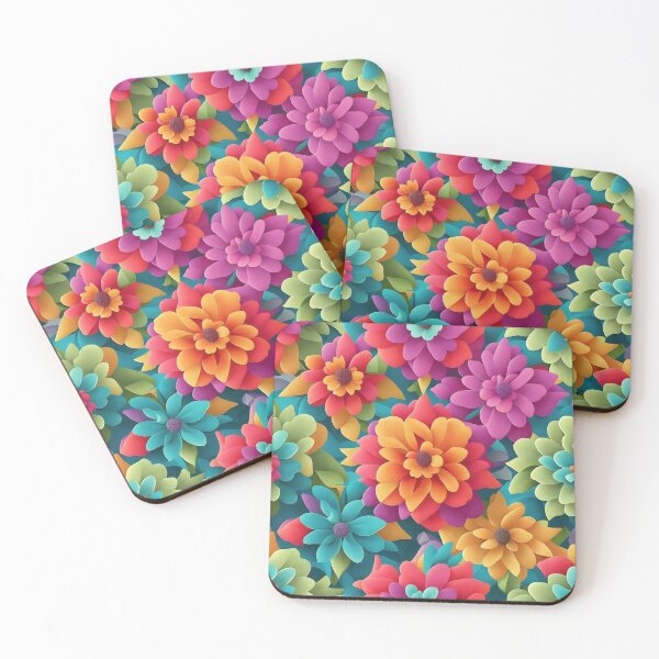 Item preview, 3D flowers Pattern designed and sold by IrinaVIS.