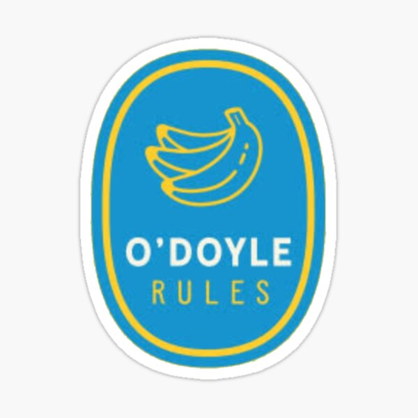 Vista previa del artículo con la obra «Reglas de Billy Madison O'Doyle», diseñado y vendido por StickersandTeez.