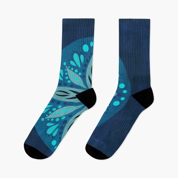 Item preview, Mandala - Shades Of Blue designed and sold by DigThatPrint.