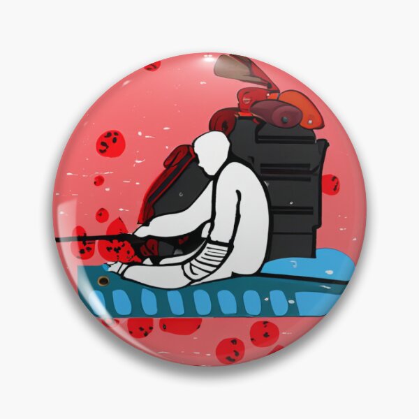 Item preview, Alone man fishing designed and sold by ARTinYourStyle.