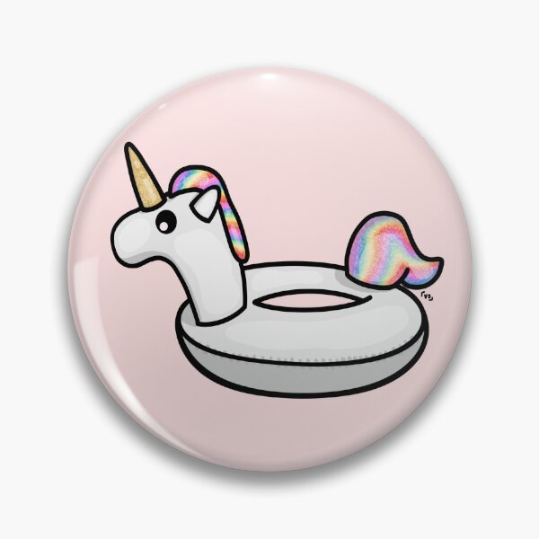 Item preview, Kawaii Unicorn Summer Pool Floatie  designed and sold by Nessiknacks0301.
