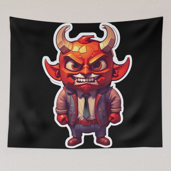 Item preview, Lil Red Devil in school uniform designed and sold by NozAkamE.