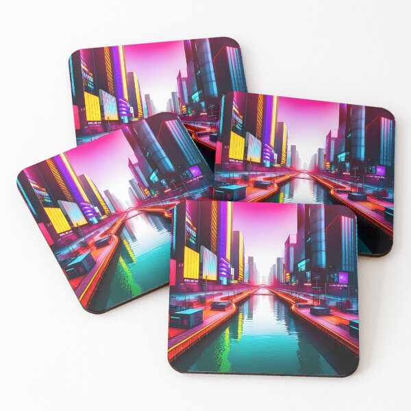 Item preview, Future City On A Canal designed and sold by Ink Art Design.