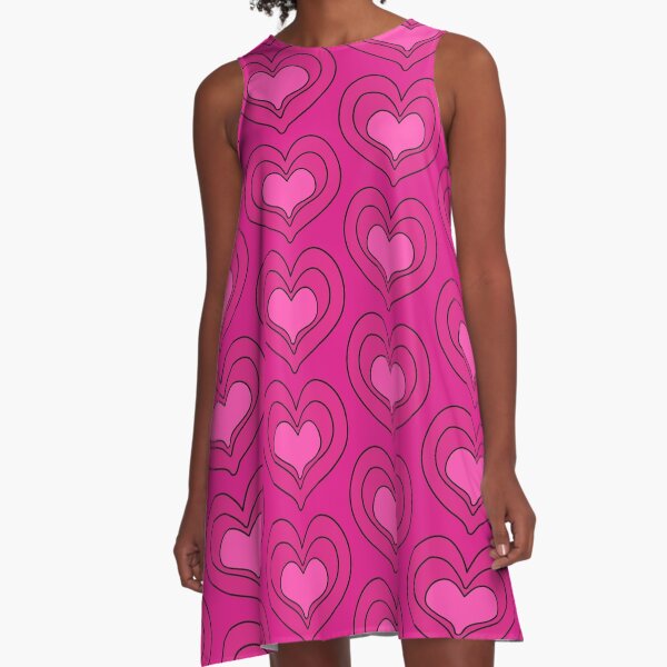 Item preview, Heart Pattern Pink Magenta and Black designed and sold by tonymagnerart.