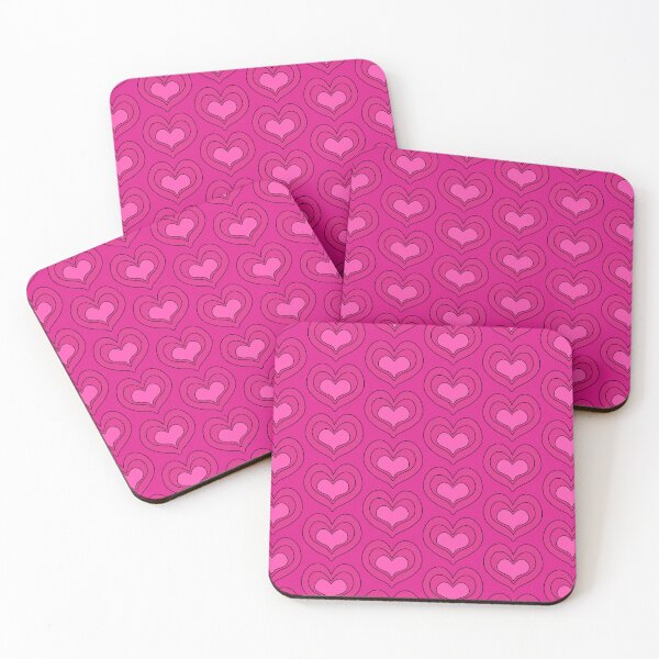 Item preview, Heart Pattern Pink Magenta and Black designed and sold by tonymagnerart.