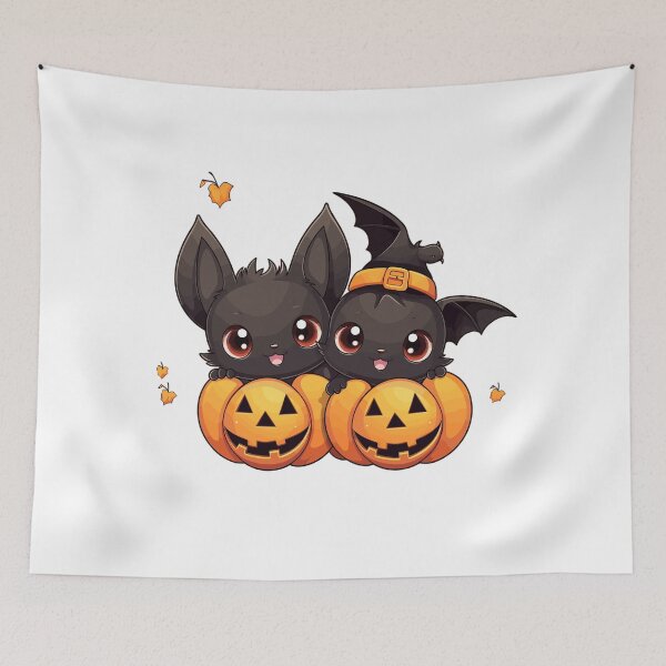 Item preview, Kawaii Halloween Bats designed and sold by RetroPrints.