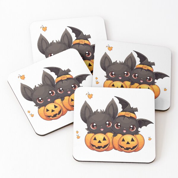 Item preview, Kawaii Halloween Bats designed and sold by RetroPrints.