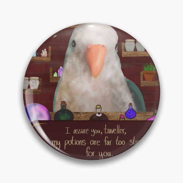 Item preview, quaker parrot potion man designed and sold by cece-rub-art.