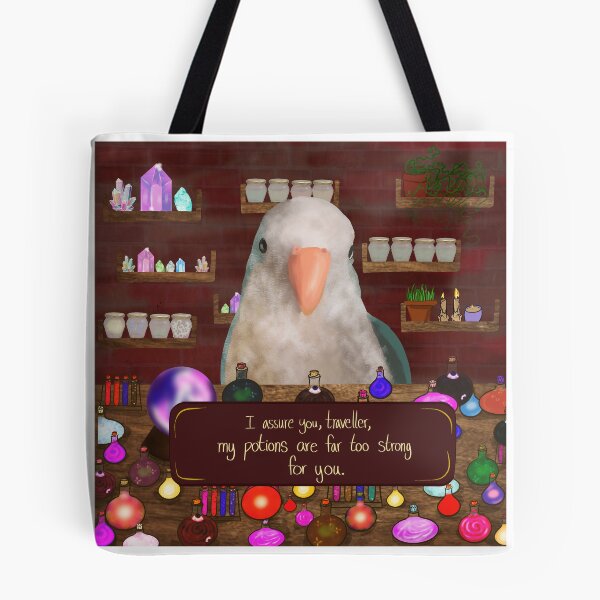 Item preview, quaker parrot potion man designed and sold by cece-rub-art.