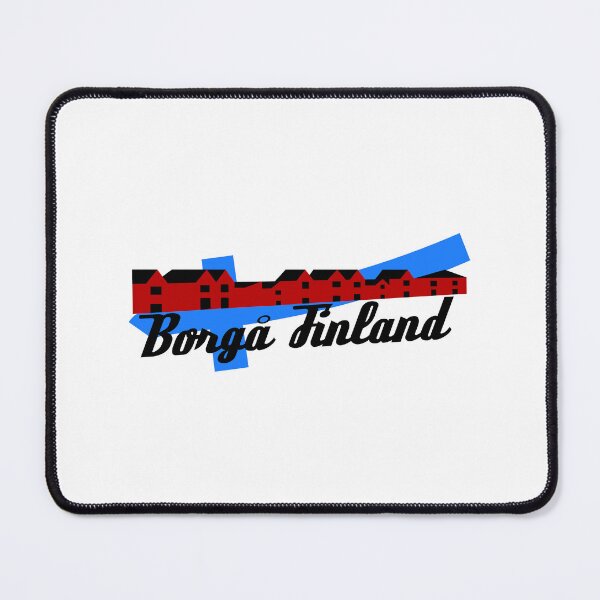 Item preview, Borgå Finland red houses river designed and sold by CB Shirts.
