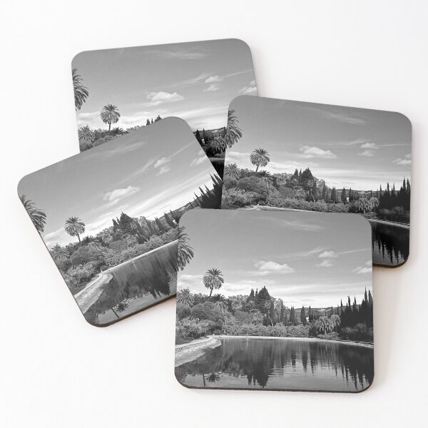 Item preview, Lake at Jardin de la Concepcion, Málaga (monochrome) designed and sold by paulboizot.