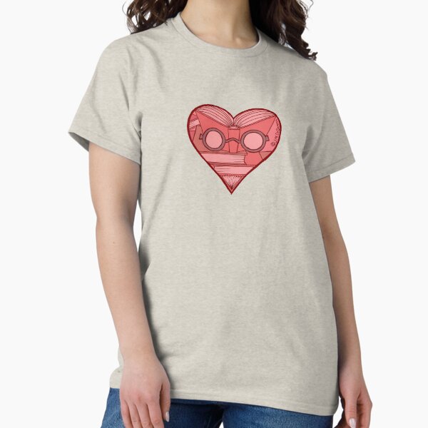 I Love Books Heart Classic T-Shirt