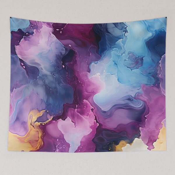 Item preview, Marbled Majesty I: A Visual Symphony of Vibrant Colors designed and sold by OurBarcode.