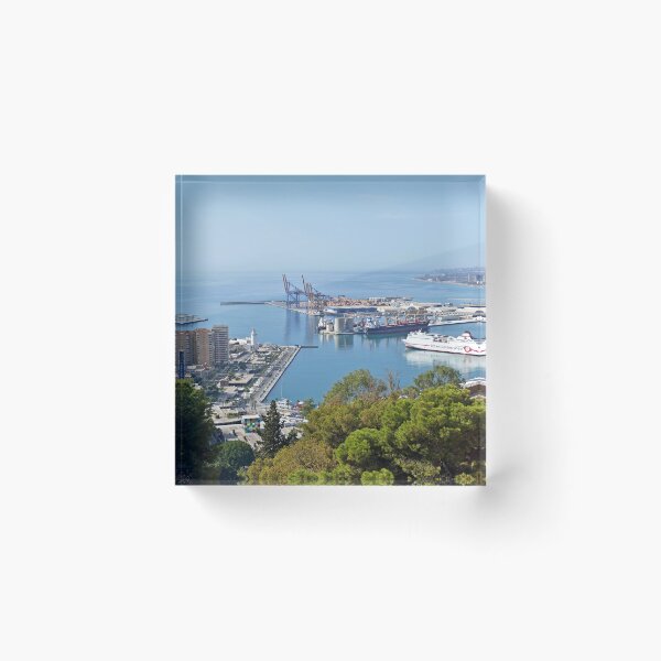 Item preview, Puerto de Málaga desde Gibralfaro designed and sold by paulboizot.