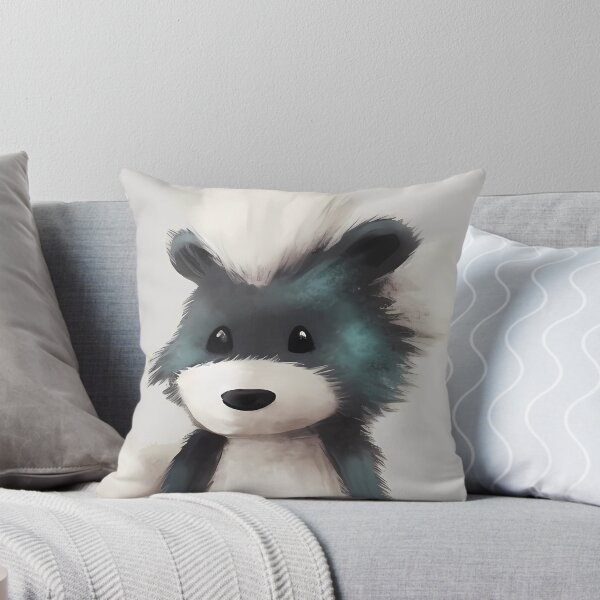 Item preview, Nursery Skunk Pillow  designed and sold by TonizToonz.