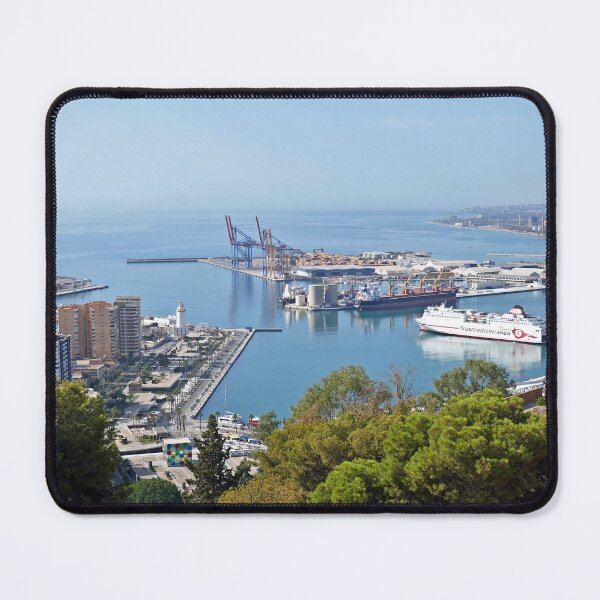 Item preview, Malaga port from Gibralfaro designed and sold by paulboizot.