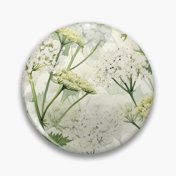 Item preview, Watercolor Wildflower Queen Anne's Lace Pattern 2 designed and sold by DigitalPatternx.