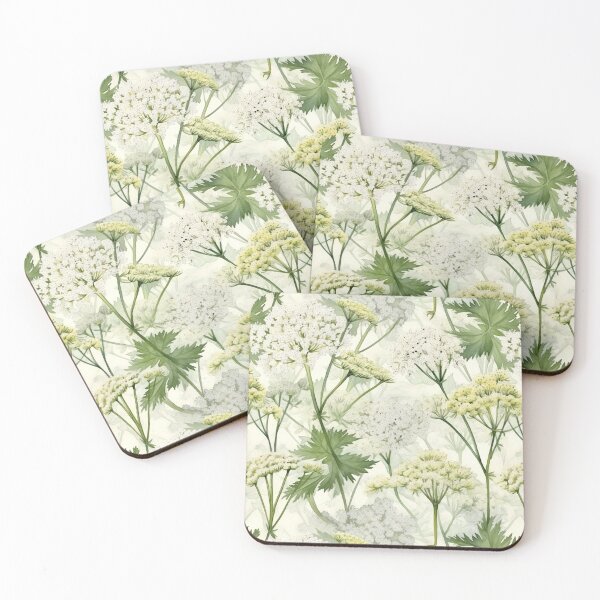 Item preview, Watercolor Wildflower Queen Anne's Lace Pattern 2 designed and sold by DigitalPatternx.