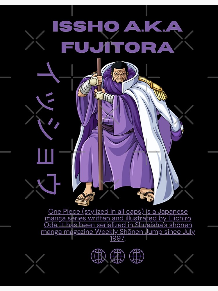 Fujitora - One Piece v.3 white version Poster for Sale by Geonime