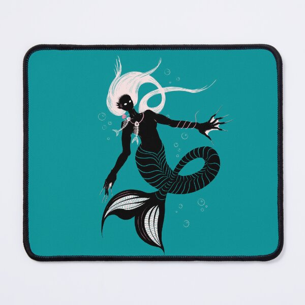 Item preview, Gothic Mermaid Witchy Horror Aesthetic Dark Art designed and sold by Boriana Giormova.