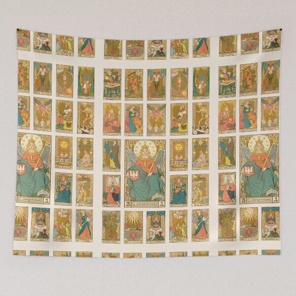 Item preview, Tarot deck. Wirth, de Guaita. The Empress. Collage version by Mindthecherry (number 4 of 9 collage versions)  designed and sold by MINDTHECHERRY.
