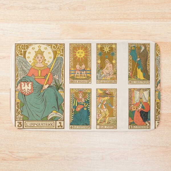 Item preview, Tarot deck. Wirth, de Guaita. The Empress. Collage version by Mindthecherry (number 4 of 9 collage versions)  designed and sold by MINDTHECHERRY.