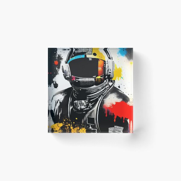 Item preview, A graffiti astronaut | street-art aesthetics  designed and sold by spinolator.