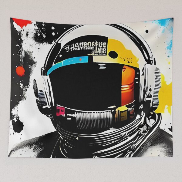 Item preview, A graffiti astronaut | street-art aesthetics  designed and sold by spinolator.