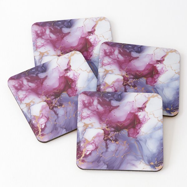 Item preview, Marbled Majesty: A Visual Symphony of Gold and Purple designed and sold by OurBarcode.