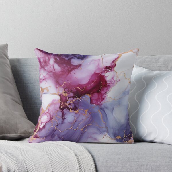 Item preview, Marbled Majesty: A Visual Symphony of Gold and Purple designed and sold by OurBarcode.