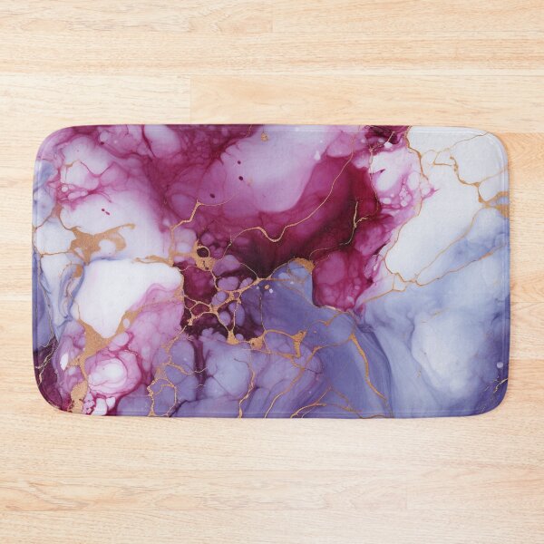 Item preview, Marbled Majesty: A Visual Symphony of Gold and Purple designed and sold by OurBarcode.