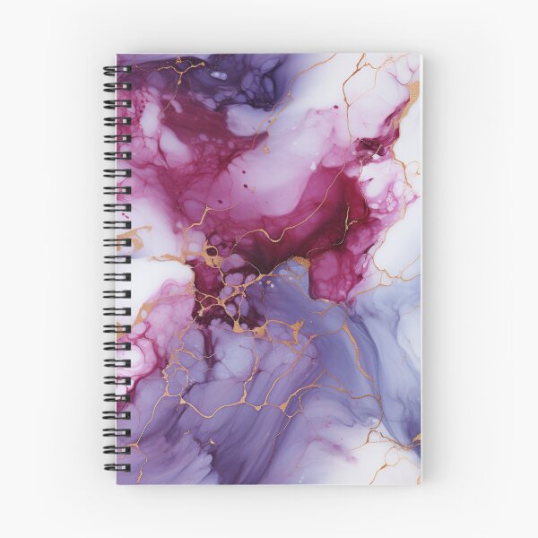 Item preview, Marbled Majesty: A Visual Symphony of Gold and Purple designed and sold by OurBarcode.